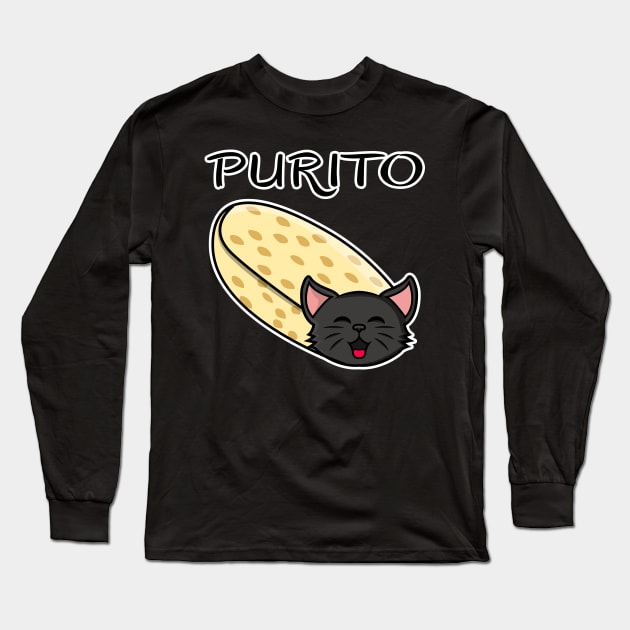 Cats Purito Long Sleeve T-Shirt by CrissWild